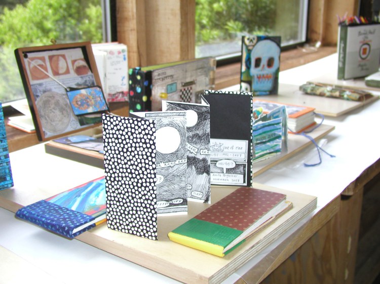 assorted student books