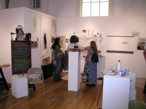 Elaine Green with fans!