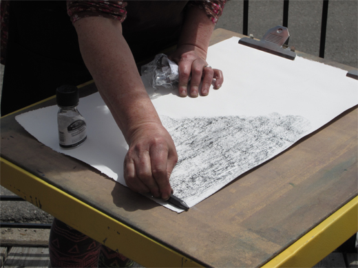 Graphite toning start