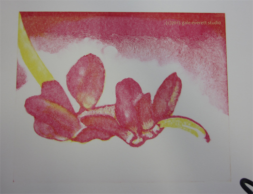 Red and yellow together. I almost could have left it at this stage!