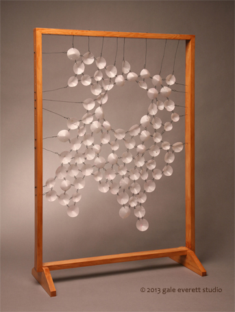 Brain Conversation #201, Mixed Media: kozo paper, wire, wax, hemlock. Gale Everett 2012