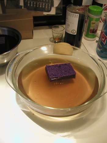 gum arabic and citrus powder