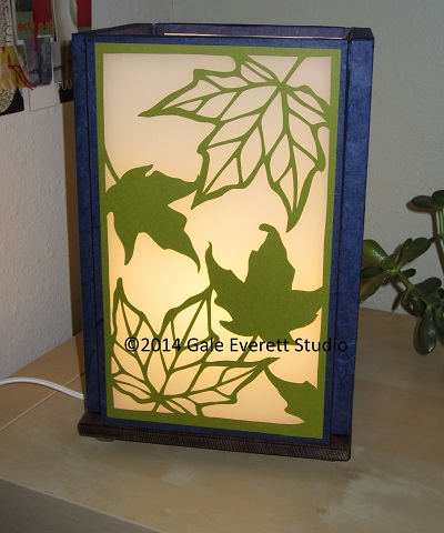 Green Maple leaf Luminaria 